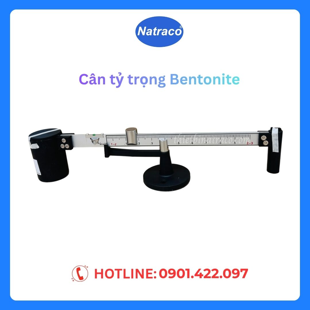 cân tỷ trọng bentonite NB-1 đo tỷ trọng bùn khoan trong xây dựng