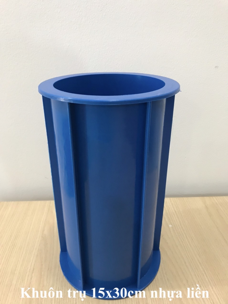 Khuôn đúc mẫu bê tông hình trụ 15x30 cm đúc liền bằng nhựa