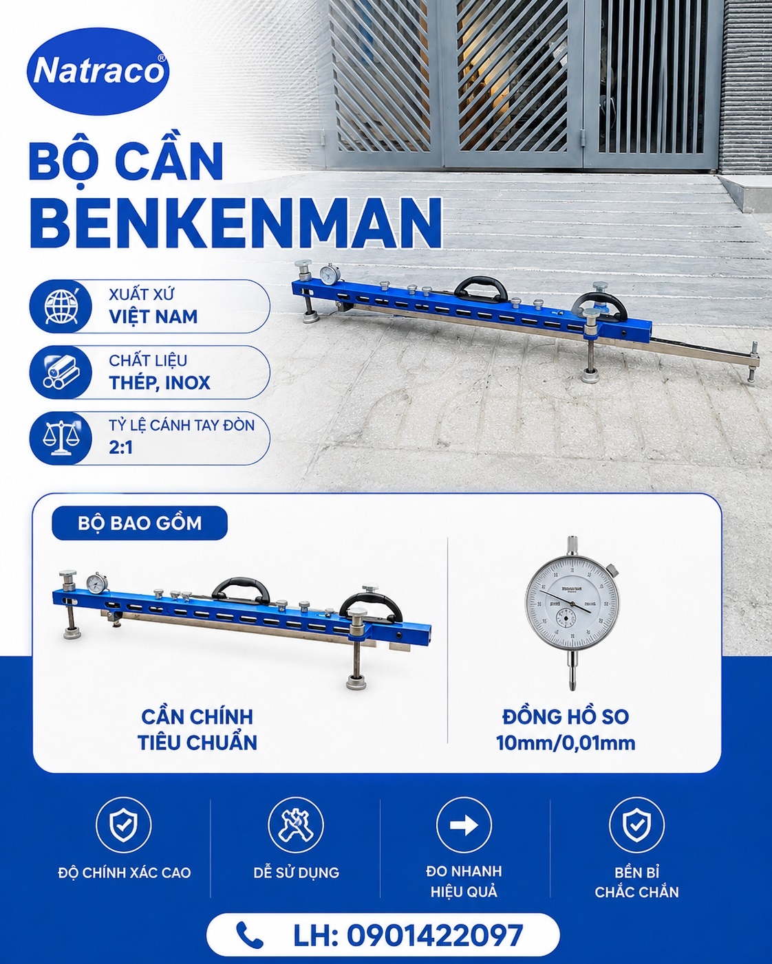 Bộ cần benkelman