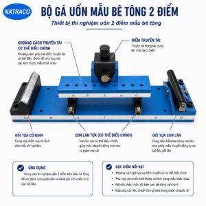 Bộ gối uốn mẫu bê tông