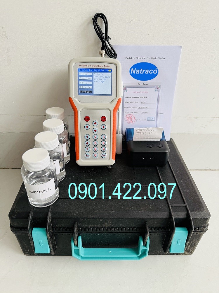 Máy đo nhanh hàm lượng ion clorua trong bê tông