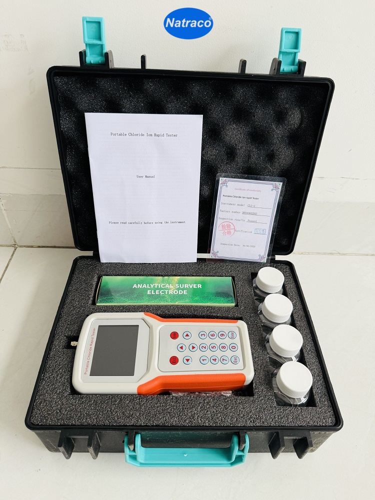 MÁY ĐO NHANH HÀM LƯỢNG ION CLORUA TRONG BÊ TÔNG - Ảnh 5