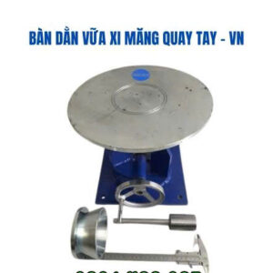 Bàn dằn vữa xi măng quay tay VN