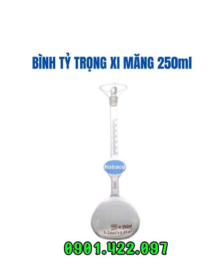 Bình tỷ trọng xi măng