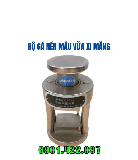 Bộ gá nén mẫu vữa xi măng