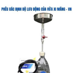 Phễu xác định độ lưu động của vữa xi măng
