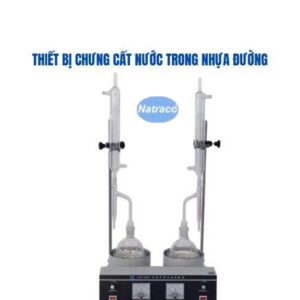 Thiết bị chưng cất nước trong nhựa đường