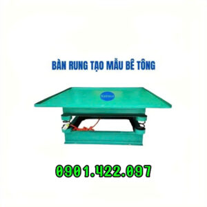 Bàn rung tạo mẫu bê tông