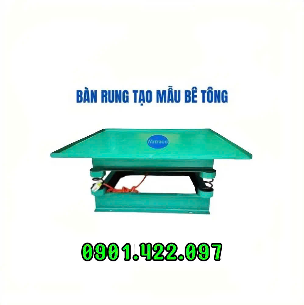 Bàn rung tạo mẫu bê tông