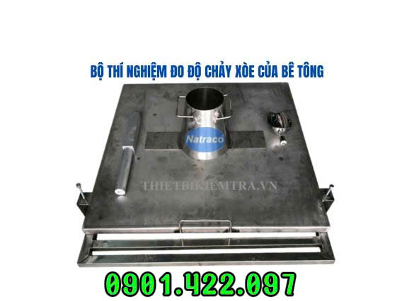 Bộ thí nghiệm đo độ chảy xòe của bê tông