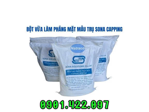 Bột vữa làm phẳng mặt mẫu trụ sona capping