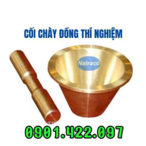 Cối chày đồng thí nghiệm