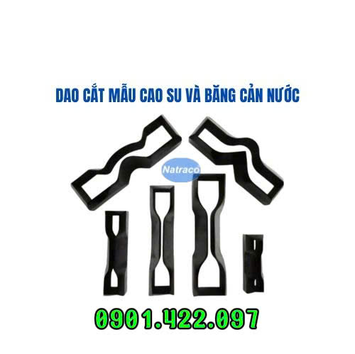 Dao cắt mẫu cao su và băng cản nước