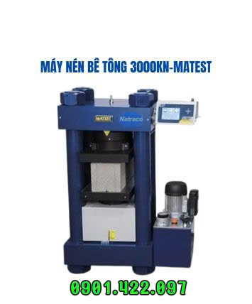Máy nén bê tông 3000kn matest