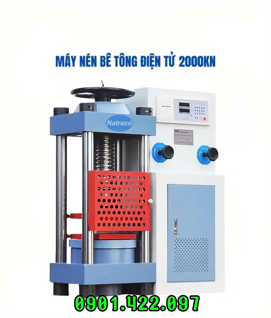 Máy nén bê tông điện tử 2000KN
