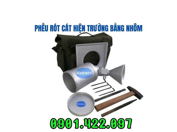 Phễu rót cát hiện trường bằng nhôm