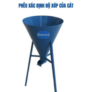 Phễu xác định độ xốp của cát