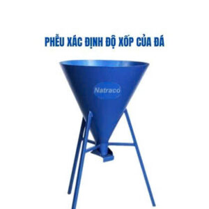 Phễu xác định độ xốp của đá