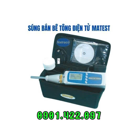 Súng bắn bê tông điện tử Matest