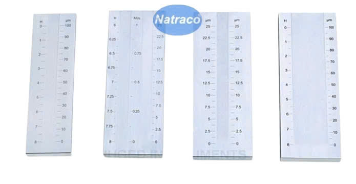 Thước kẻ đo độ mịn màng sơn